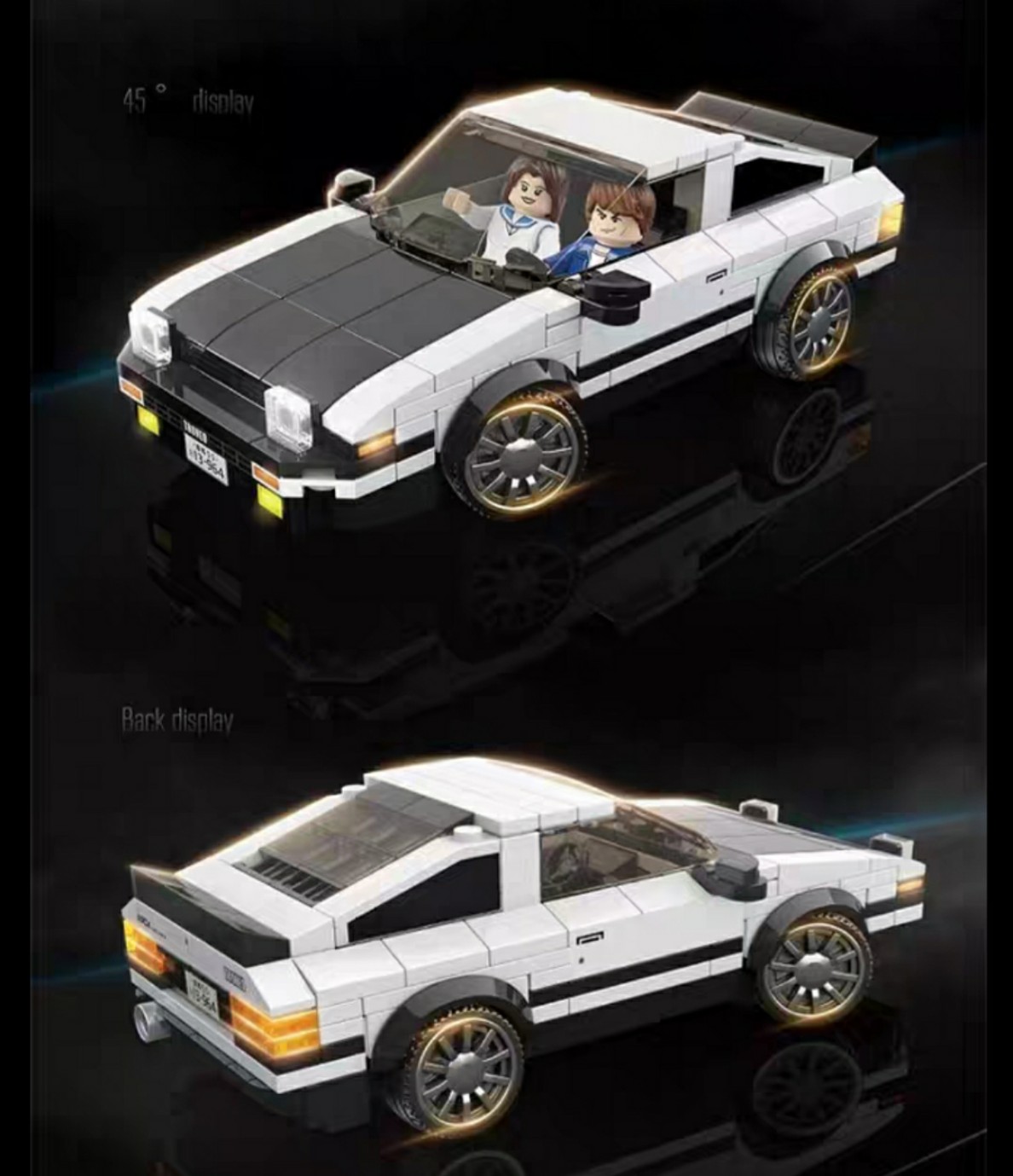 Lắp ráp Lego xe thể thao Racing 322 chi tiết - QUAN GUAN 100142