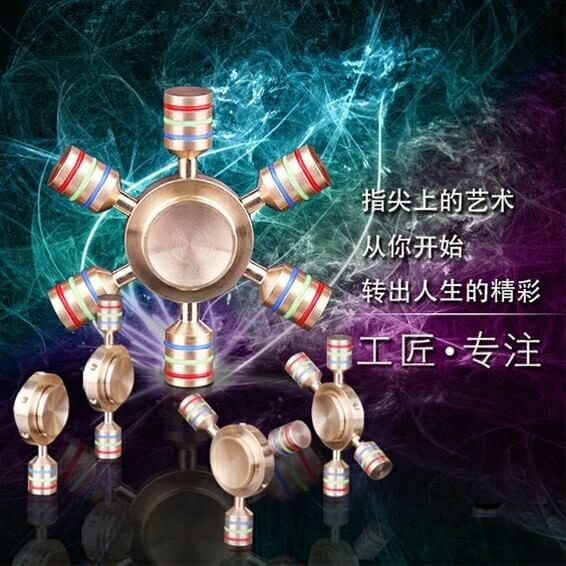 Quay Hand Spinner hình bánh lái tầu thủy