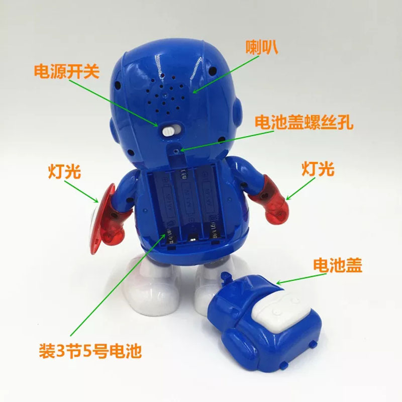 Đồ chơi robot siêu anh hùng phát nhạc