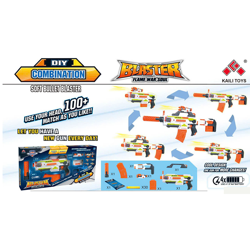 Đồ Chơi Phóng Thanh Xốp Mềm Blaster Flame War Soul - SB206