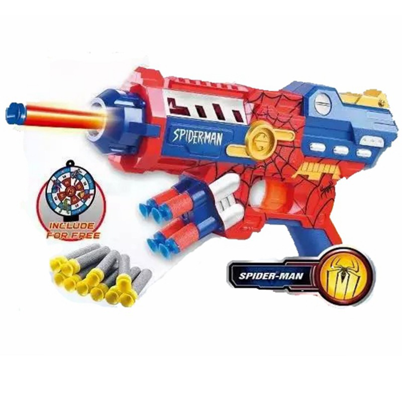 Đồ chơi súng bắn đạn xốp SPIDERMAN - SB354 3