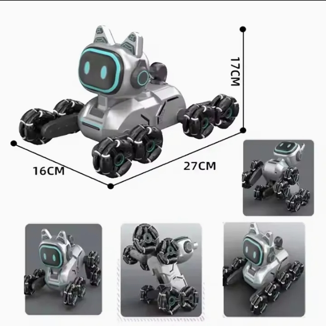 Chó Robot Thông Minh 8 Bánh – Đồ Chơi Công Nghệ Điều Khiển Cử Chỉ Đỉnh Cao Cho Bé