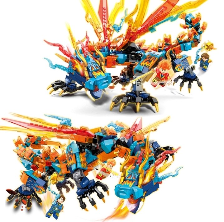 Đồ chơi lắp ráp lego Ninjago rồng bão lửa - 68308