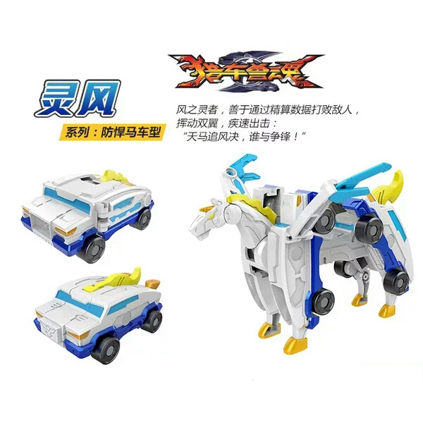 Bộ 2 Siêu Xe Biến Hình - Superkar wolf băng giá và tiger hoàng kim