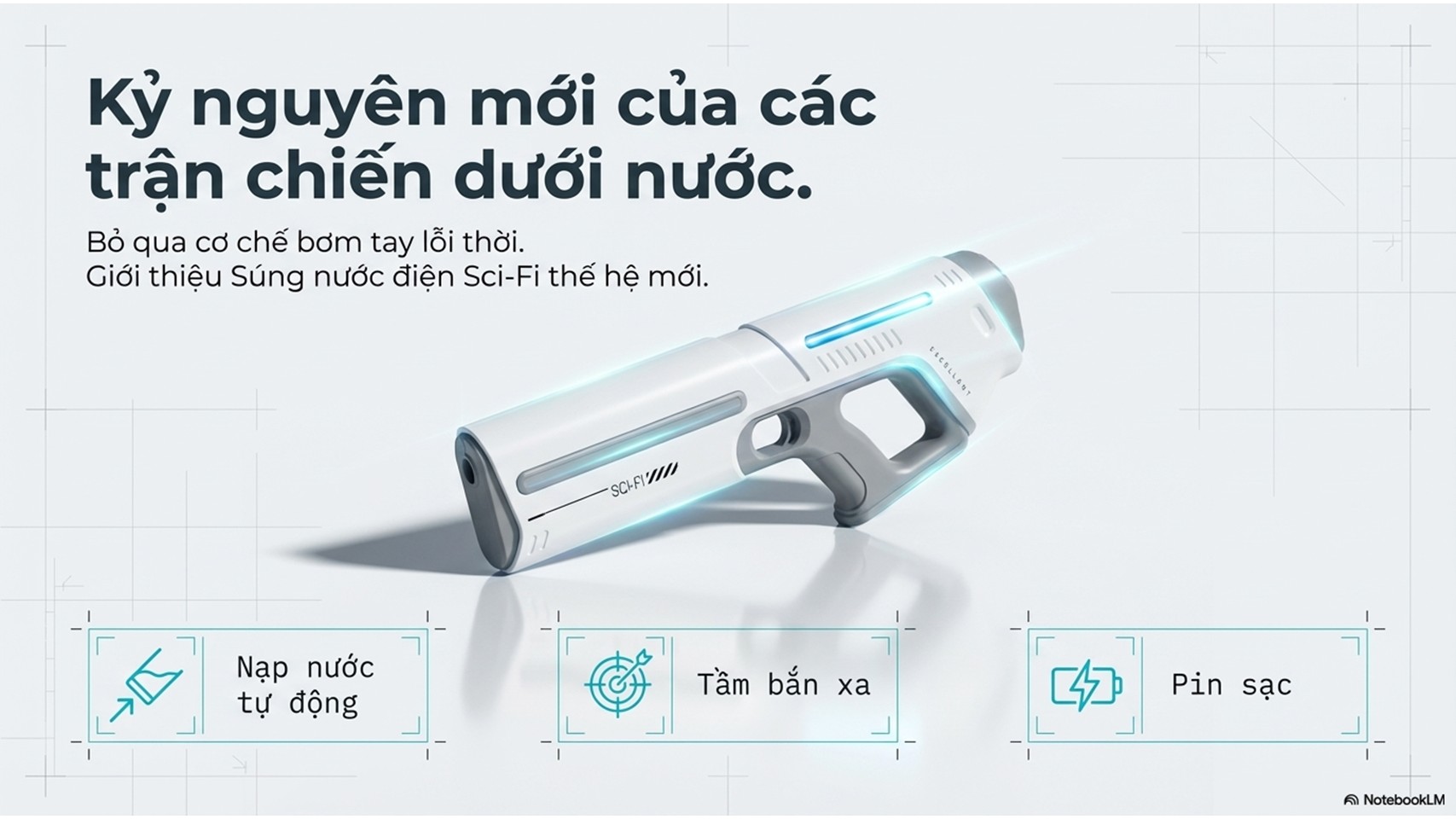 Đồ chơi súng phun nước sử dụng pin - 80862