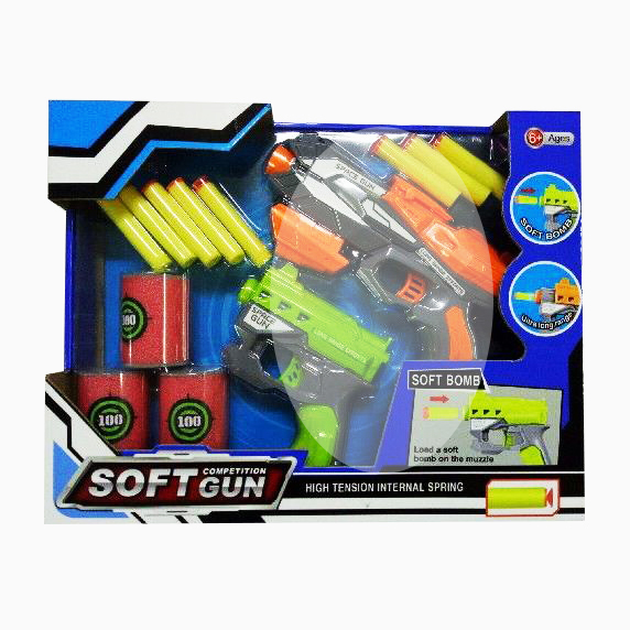 Đồ chơi súng bắn đạn xốp mút kính - SOFT Gun 826-22