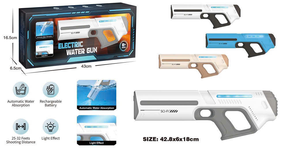Đồ chơi súng phun nước sử dụng pin - 80862