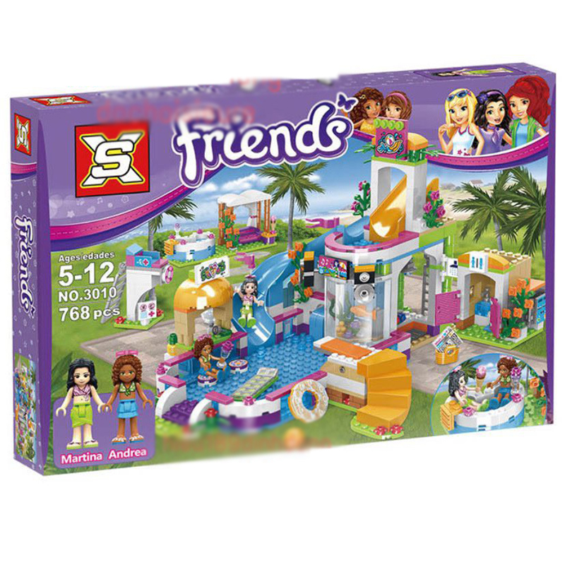 Đồ chơi Lego Friends Khu vui chơi công viên nước 768 chi tiết - SX3010