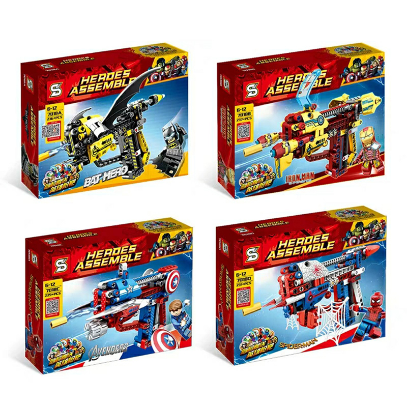 Lắp ráp Lego súng Herdes Assemble 237 miếng ghép - SY 7018B