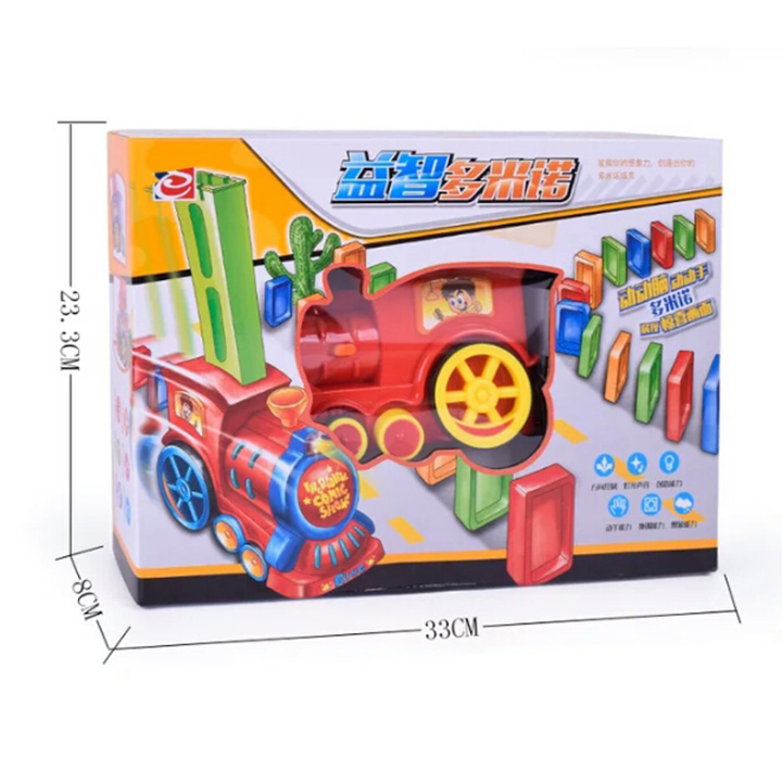 Đồ chơi tầu xếp Domino tự động - N02006A