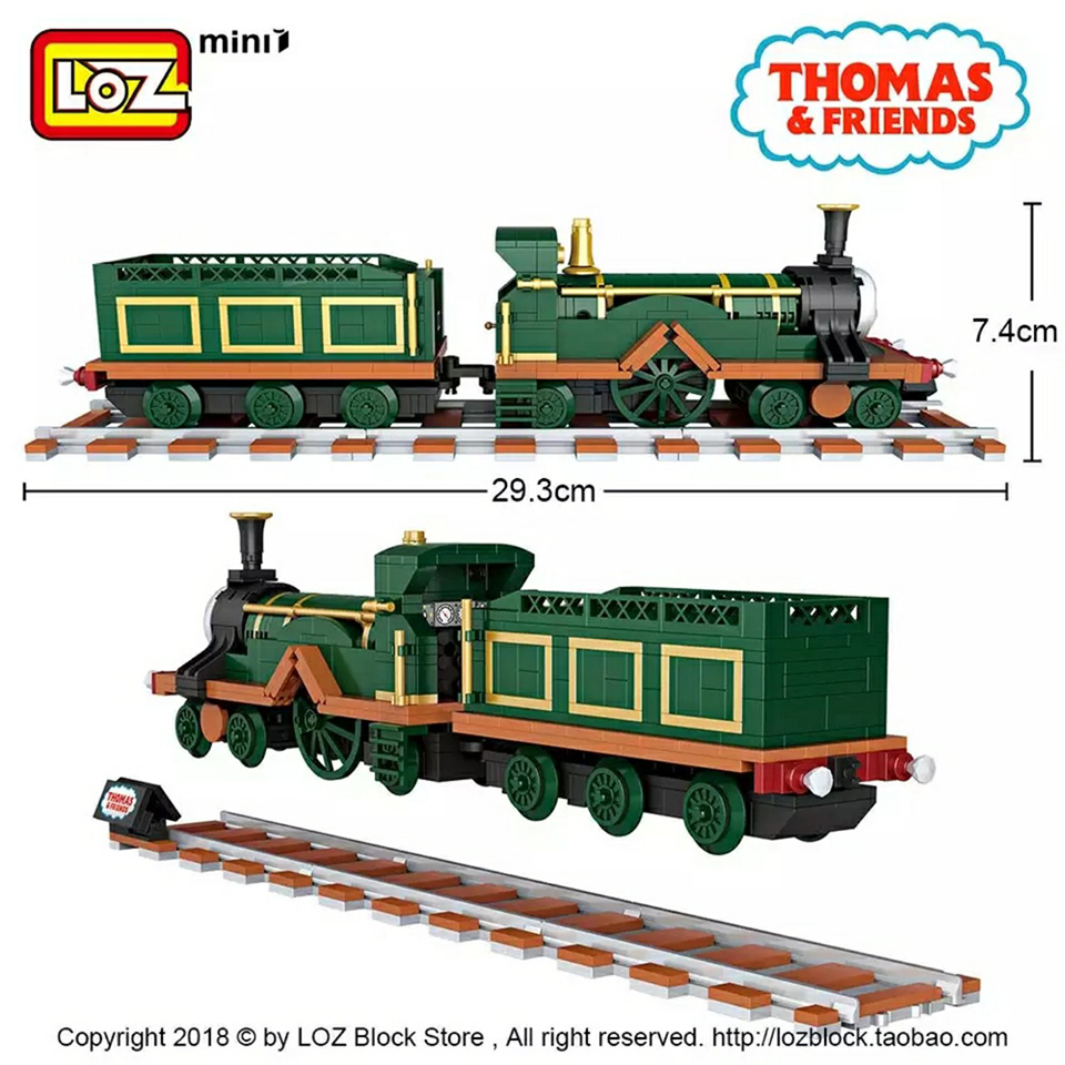 Bộ đồ chơi lắp ráp lego tàu hỏa Thomas - LoZ 1802
