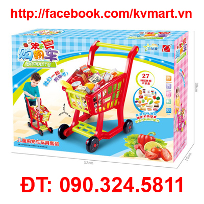 Bộ đồ chơi xe đẩy siêu thị 668-14