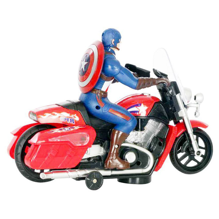 Đồ chơi xe máy chạy pin Captian America - 2288