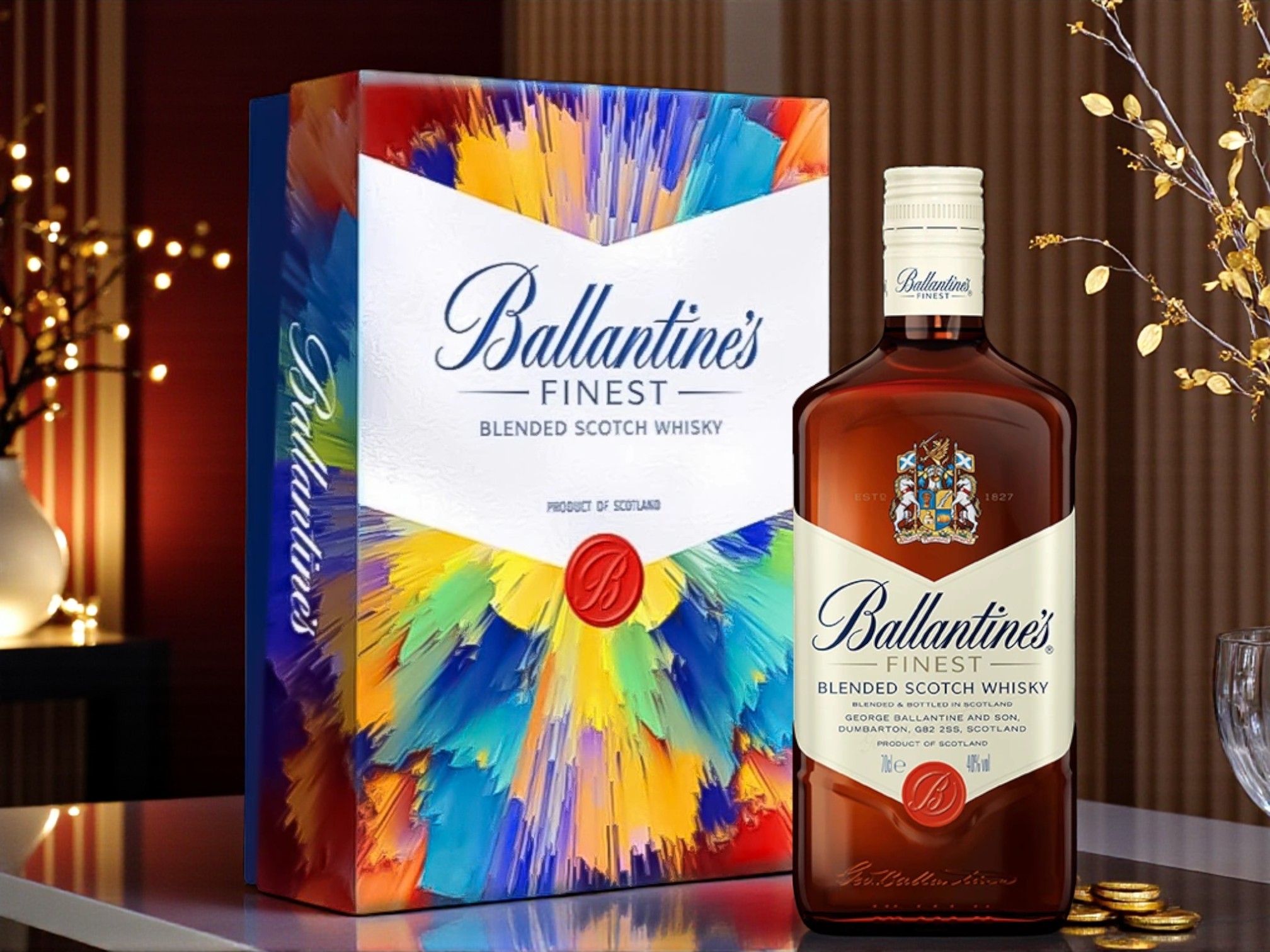 Cách thưởng thức Ballantine’s Finest ngon nhất dịp Tết