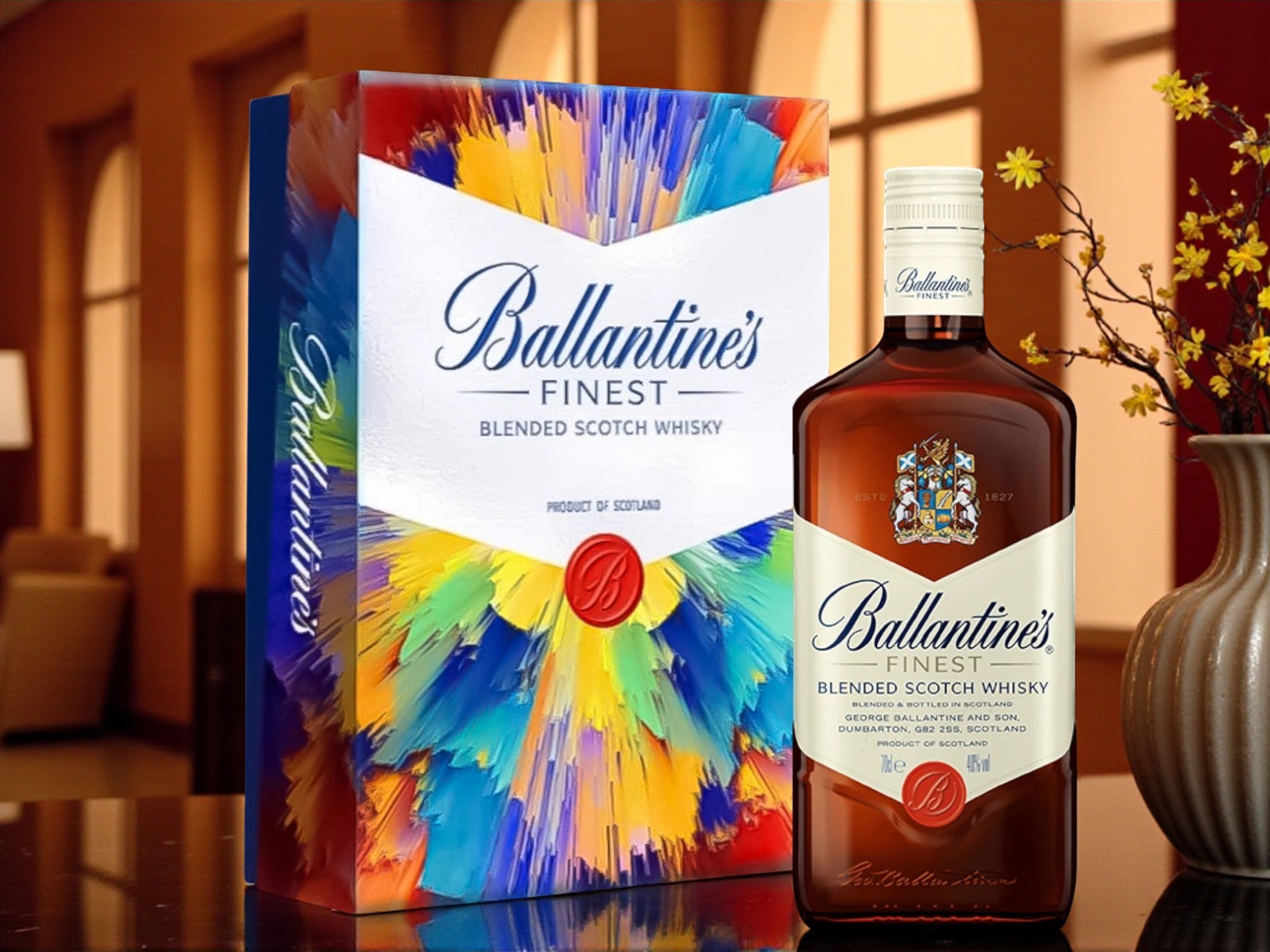 Rượu Ballantine’s Finest hộp quà Tết 2026 review chi tiết giá bán và địa chỉ mua chính hãng