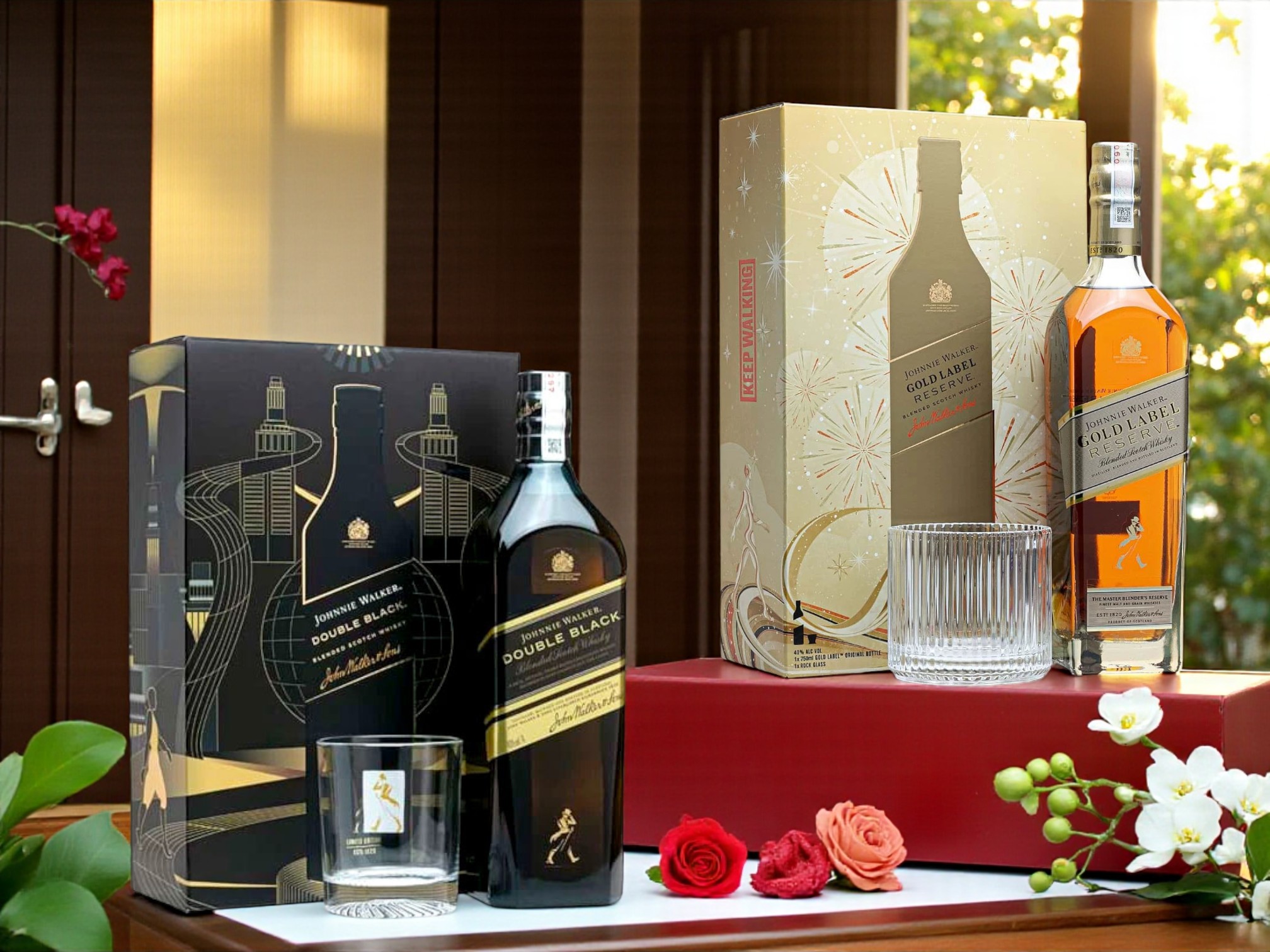 Top lựa chọn whisky tầm trung Tết 2026: Johnnie Walker Gold Label và Johnnie Walker Double Black  dẫn đầu