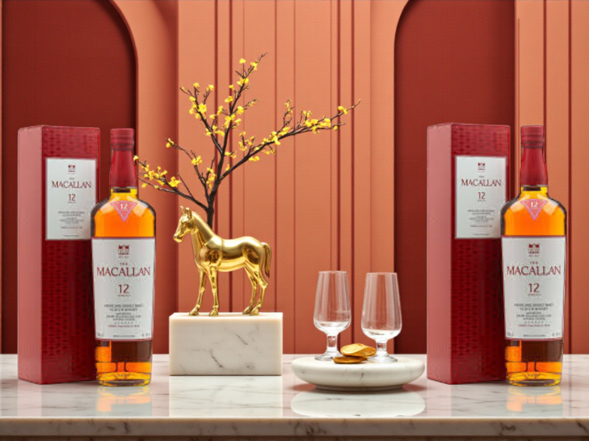 Rượu Macallan 12 Năm Sherry Oak Collection mẫu mới 2025 chính hãng