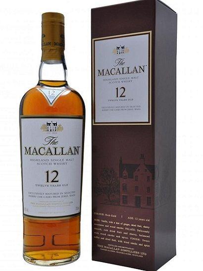 Thu mua rượu ngoại - Rượu Macallan 12 năm