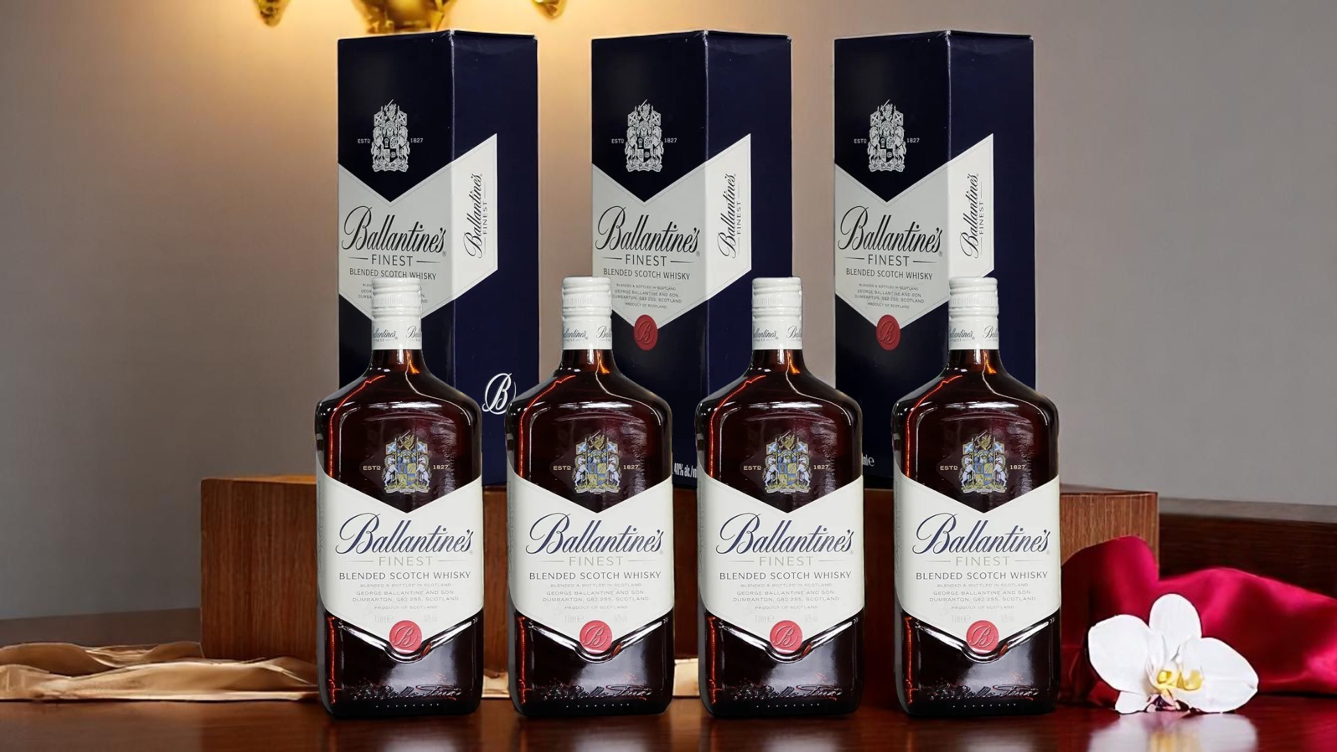 Rượu Ballantines Finest 1 lít chính hãng phân phối bởi Rượu Bia Nhập Khẩu 88
