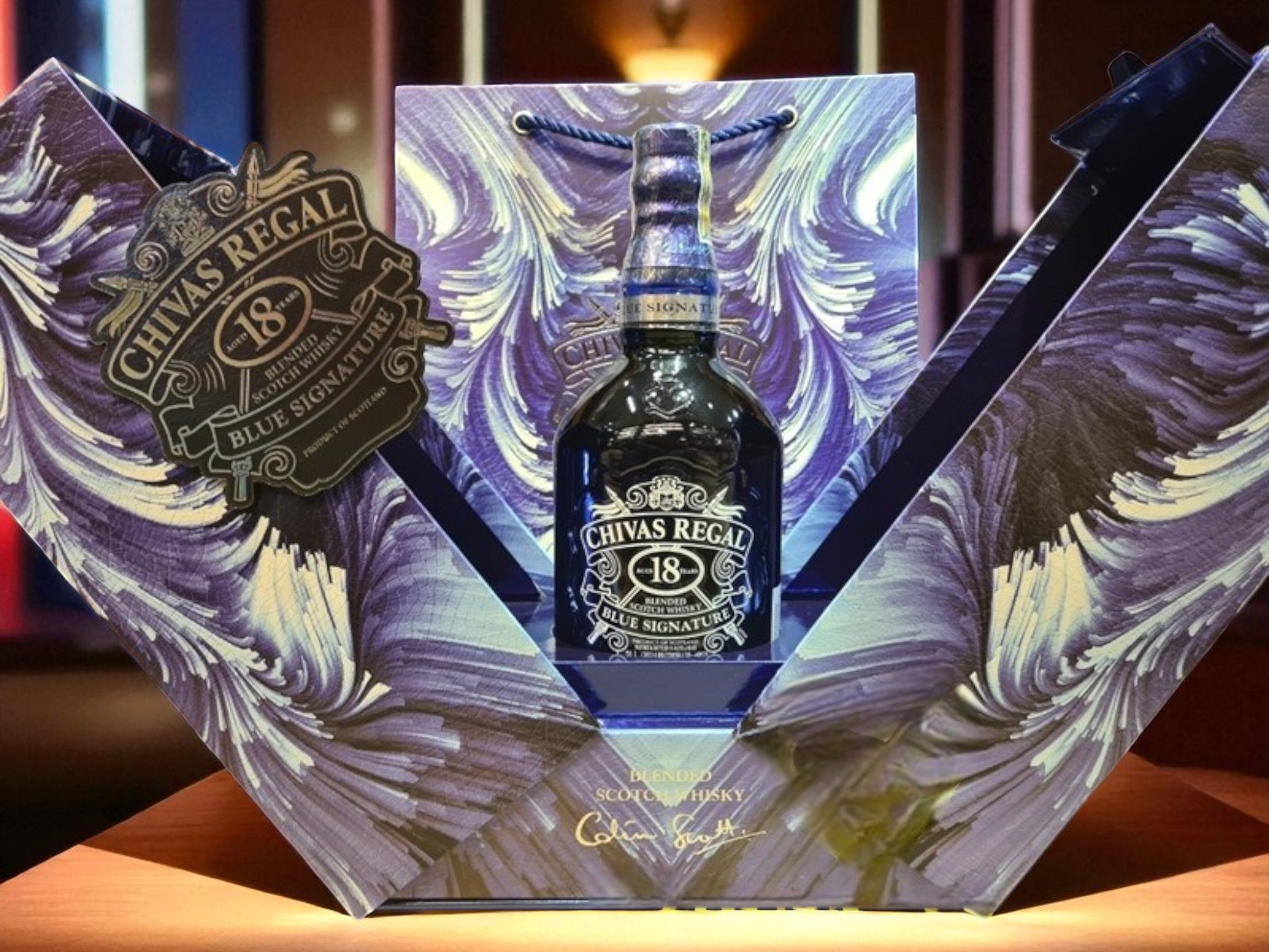  Rượu Chivas 18 Blue Signature hộp quà Tết 2021