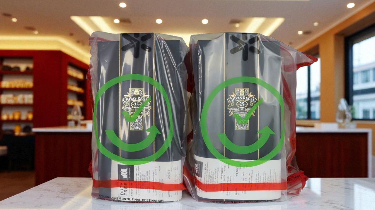 Rượu Chivas 25 xách tay chuẩn Duty Free