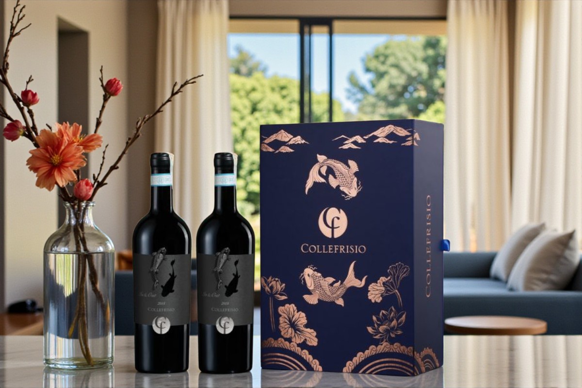 Hộp quà tặng Cá Chép Đen 2 chai chính hãng