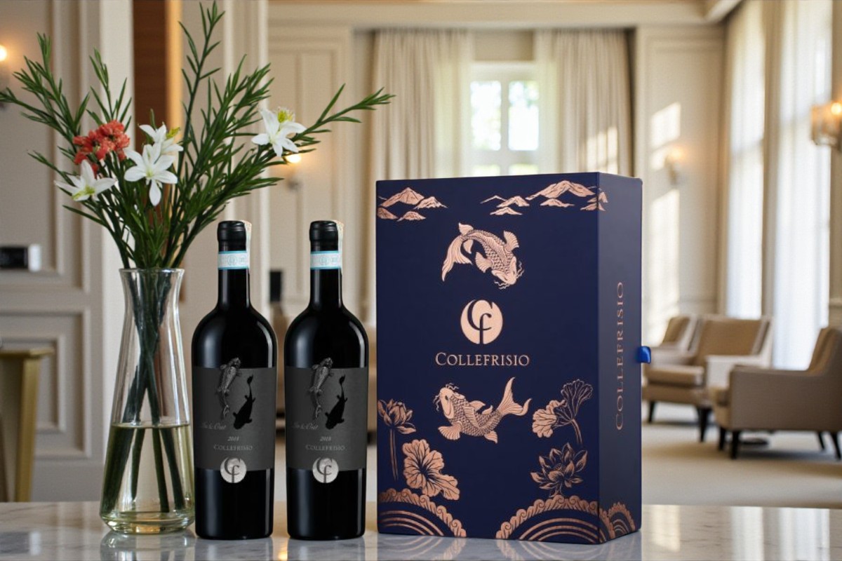 Hộp quà tặng Cá Chép Đen 2 chai chính hãng