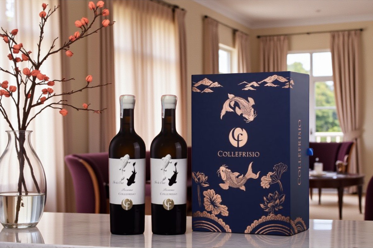 Hộp quà tặng Cá Chép Trắng 2 chai chính hãng