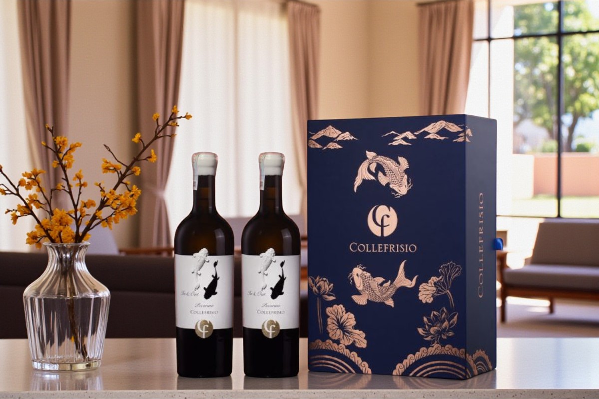 Hộp quà tặng Cá Chép Trắng 2 chai chính hãng