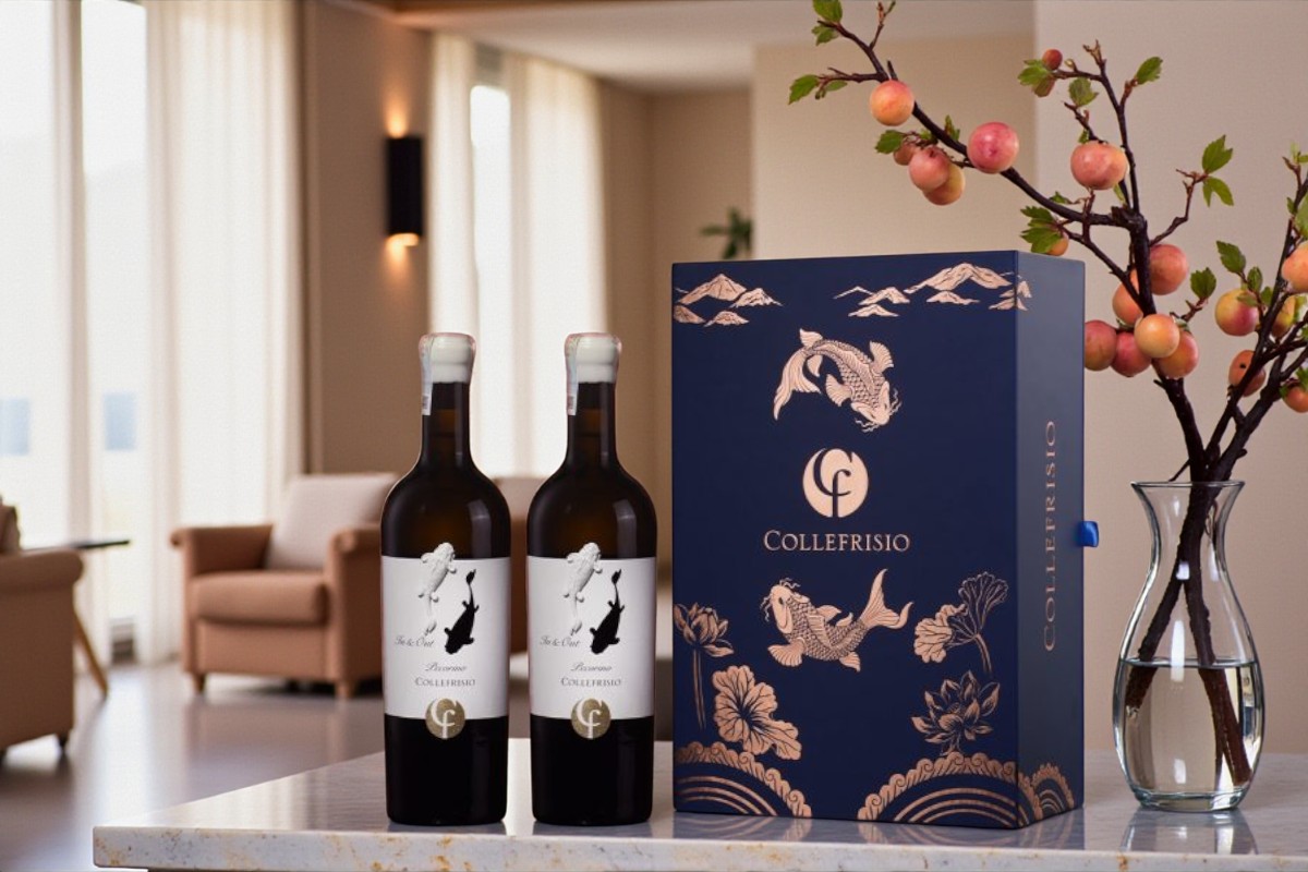 Hộp quà tặng Cá Chép Trắng 2 chai chính hãng