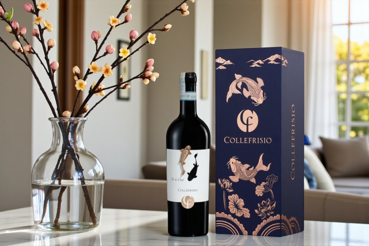 Hộp Quà Tặng Cá Chép Vàng 1 chai chính hãng