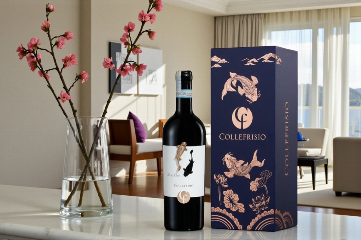 Hộp Quà Tặng Cá Chép Vàng 1 chai chính hãng