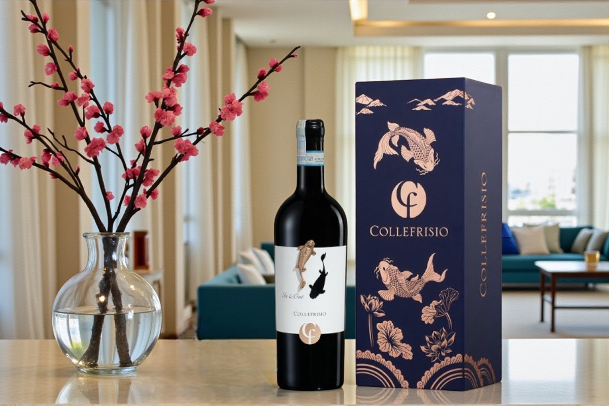 Hộp Quà Tặng Cá Chép Vàng 1 chai chính hãng