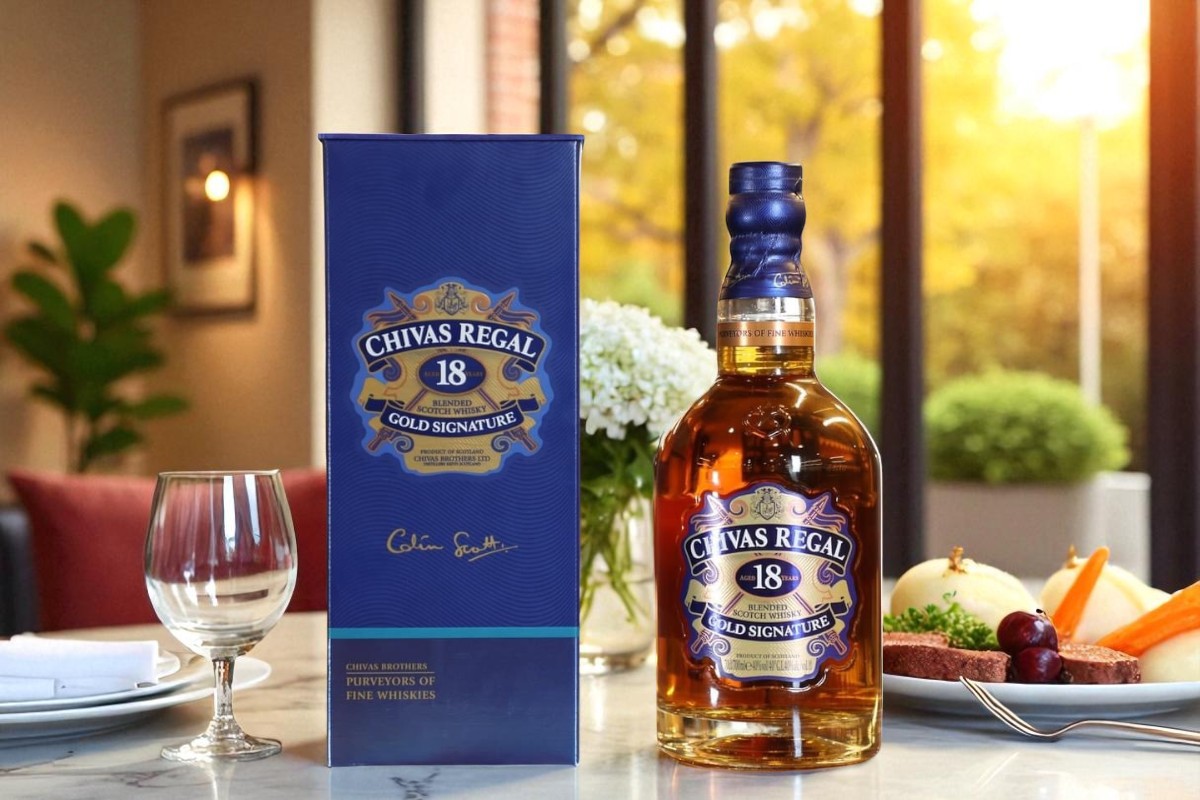 Thưởng thức rượu Chivas 18 