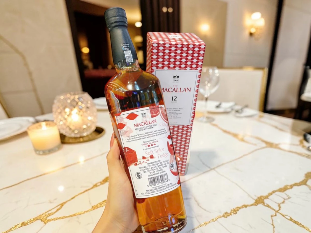 Thưởng thức rượu Macallan 12 Double Cask