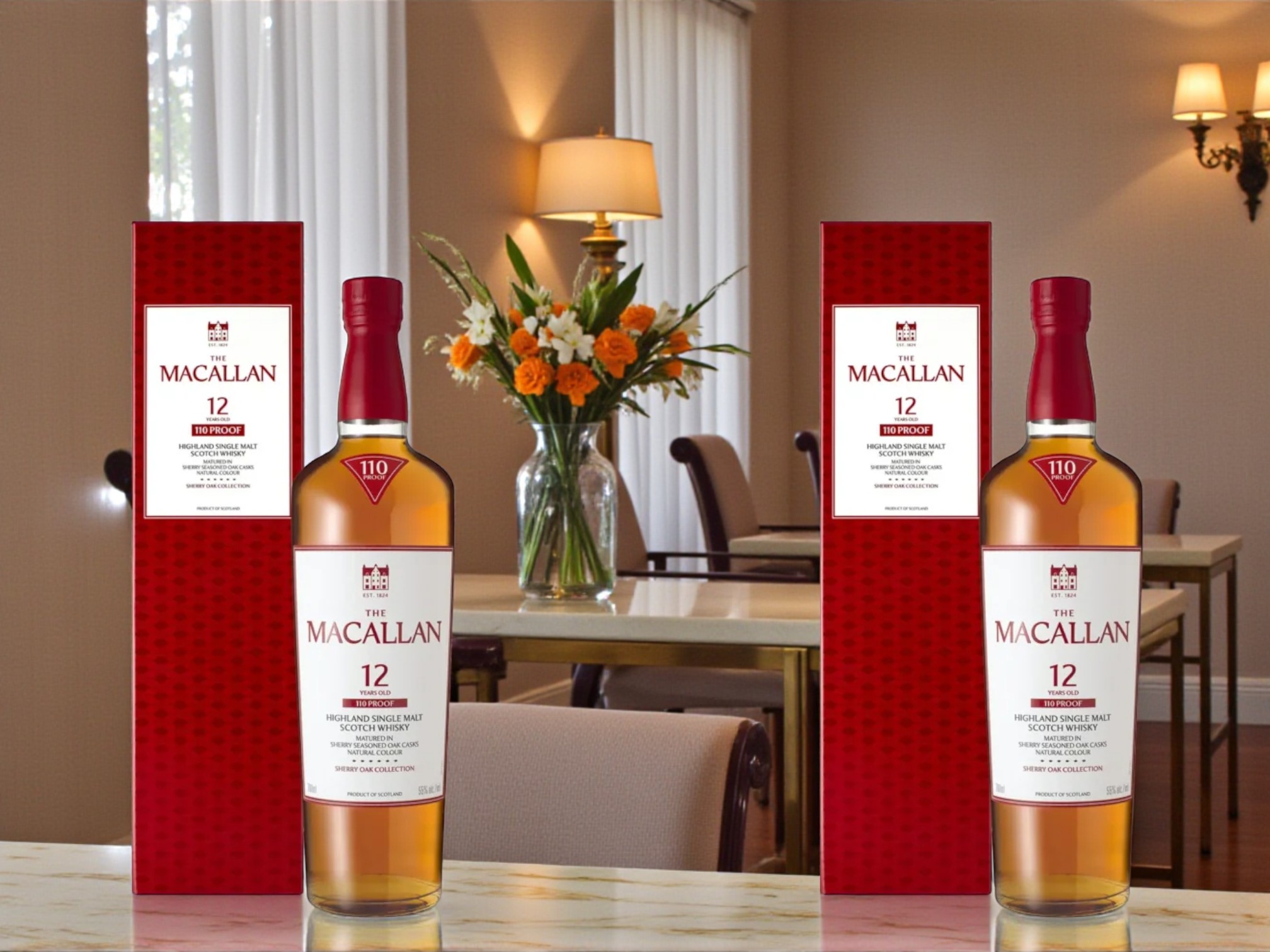 Rượu Macallan 12 Sherry Oak 110 Proof chính hãng
