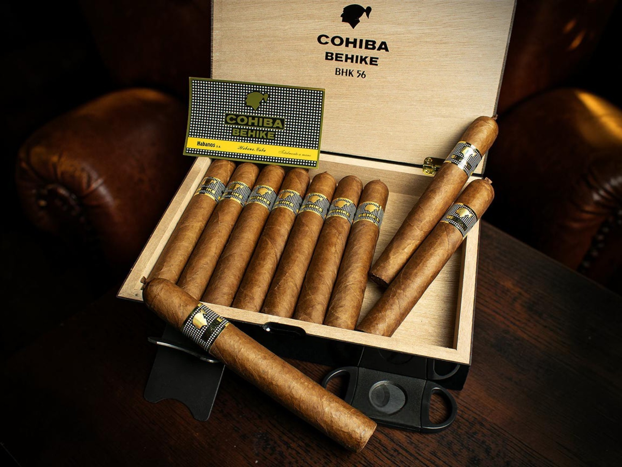 Hộp xì gà Cohiba Behike 56 chính hãng 10 điếu cao cấp