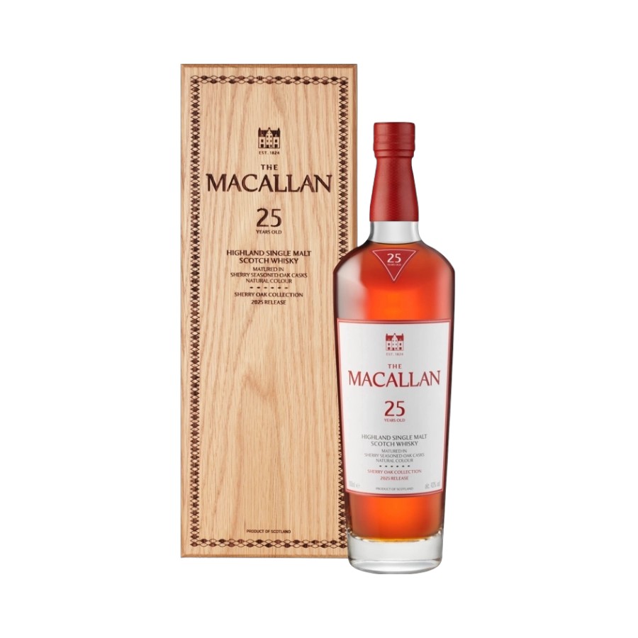 Rượu Macallan 25 Year Old Sherry Oak Cask 2026 Chính Hãng