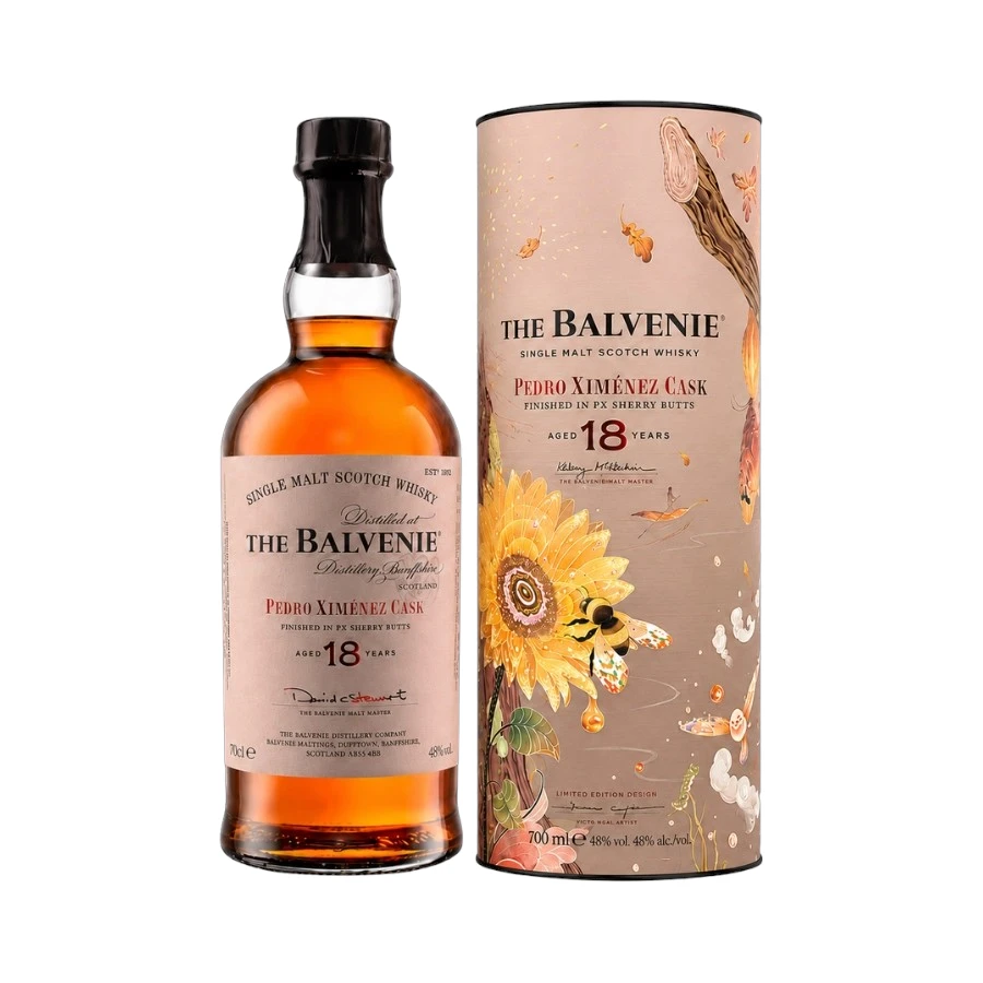 Rượu Balvenie 18 năm Pedro Ximenez Cask Chính Hãng