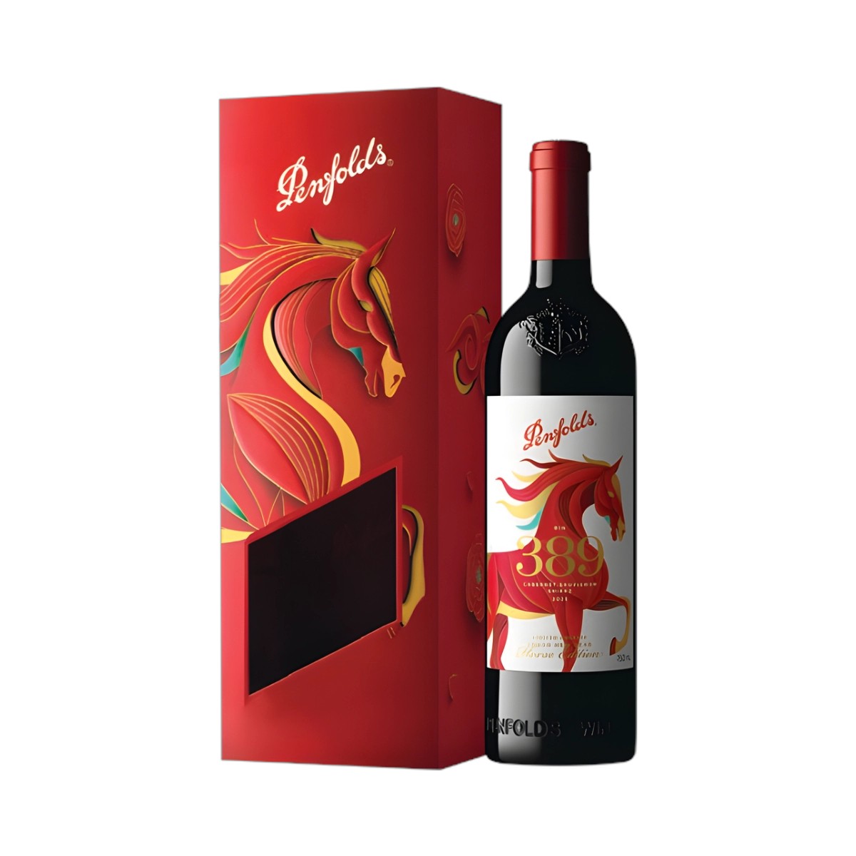 Rượu vang đỏ Úc Penfolds Bin 389 hộp quà Tết 2026 chính hãng