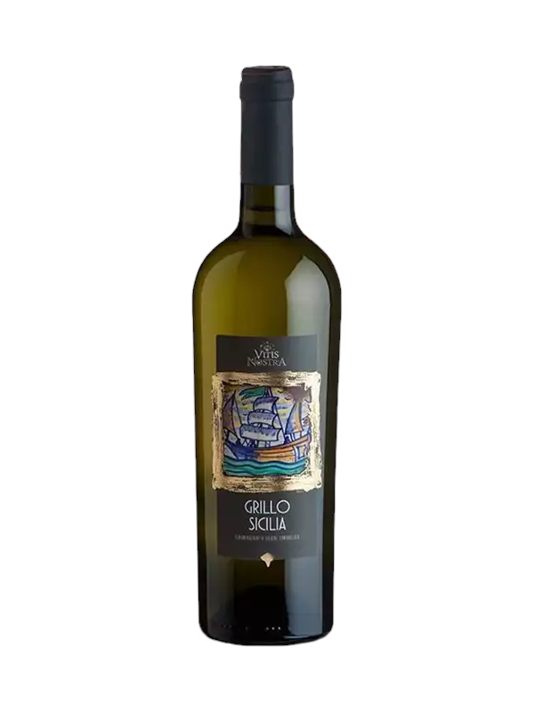 Rươu vang Vitis Nostra Grillo Sicilia Doc.