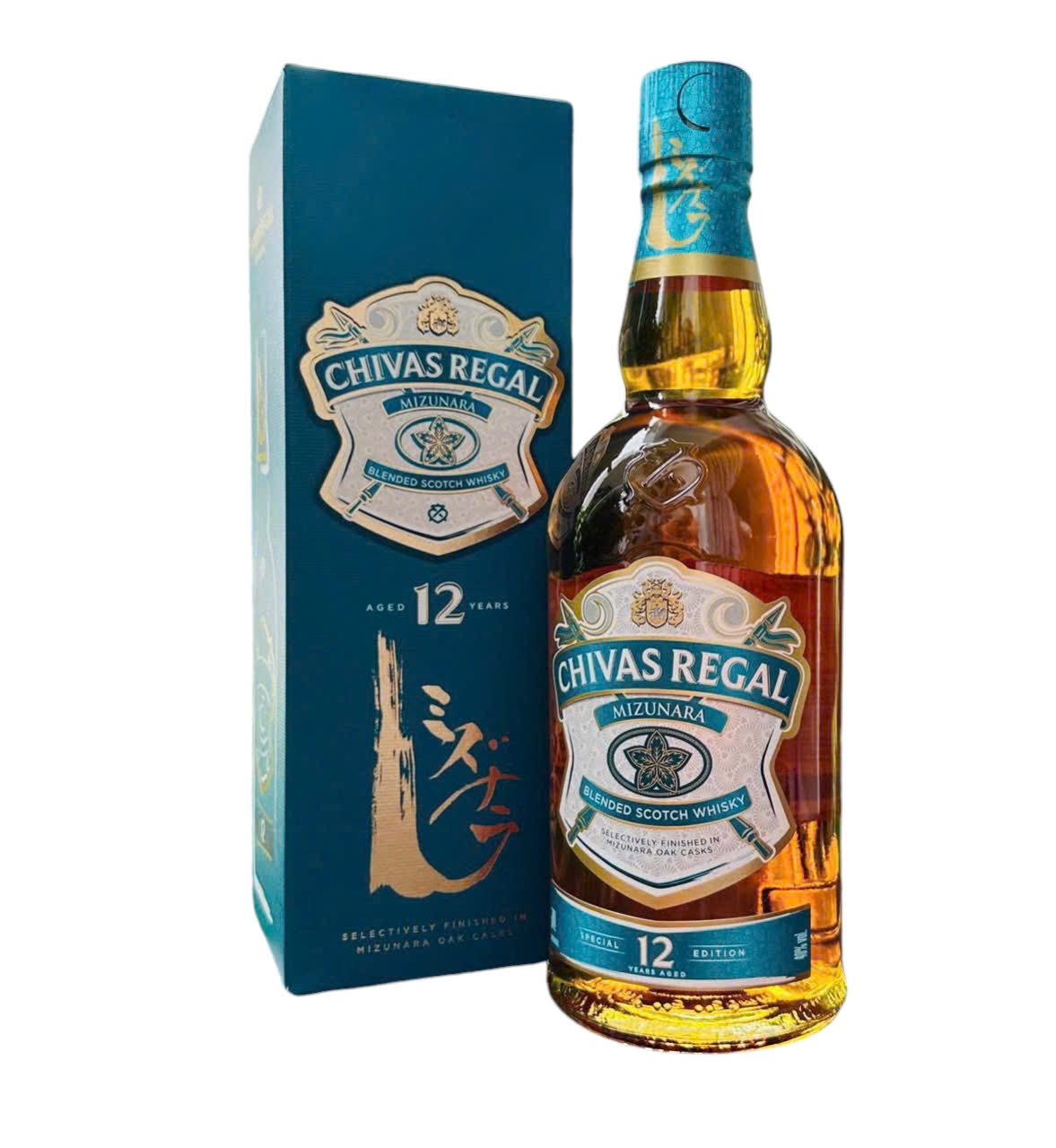 Rượu Chivas 12 Mizunaza xanh nhật