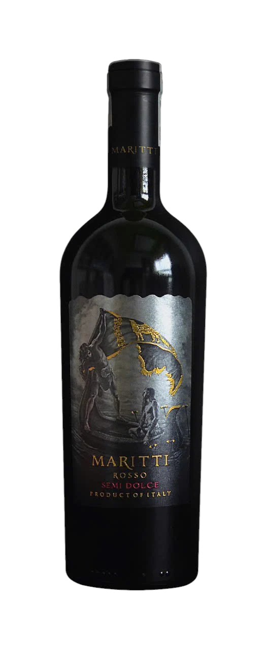 Rượu vang Ý Maritti Rosso Semi Dolce Chính Hãng