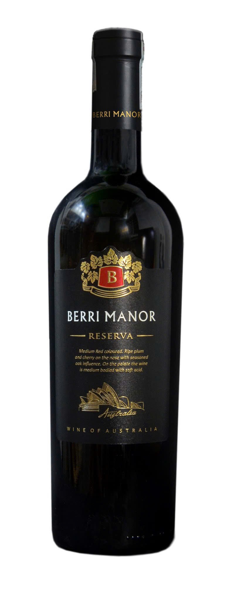 Rượu vang Úc Berri Manor Reserva Chính Hãng