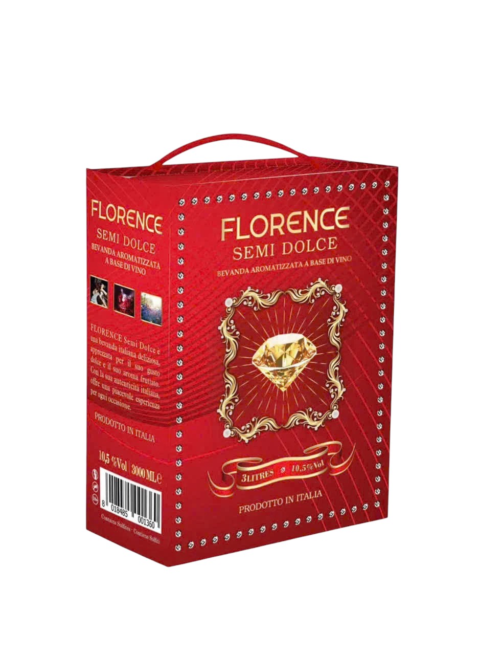 Rượu Vang Bịch Florence Semi Dolce Chính Hãng
