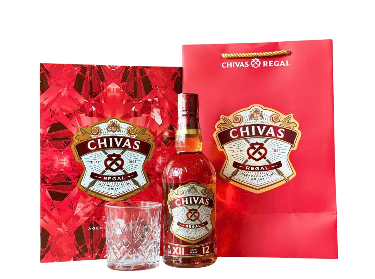 Rượu Chivas 12 năm hộp quà Tết 2026