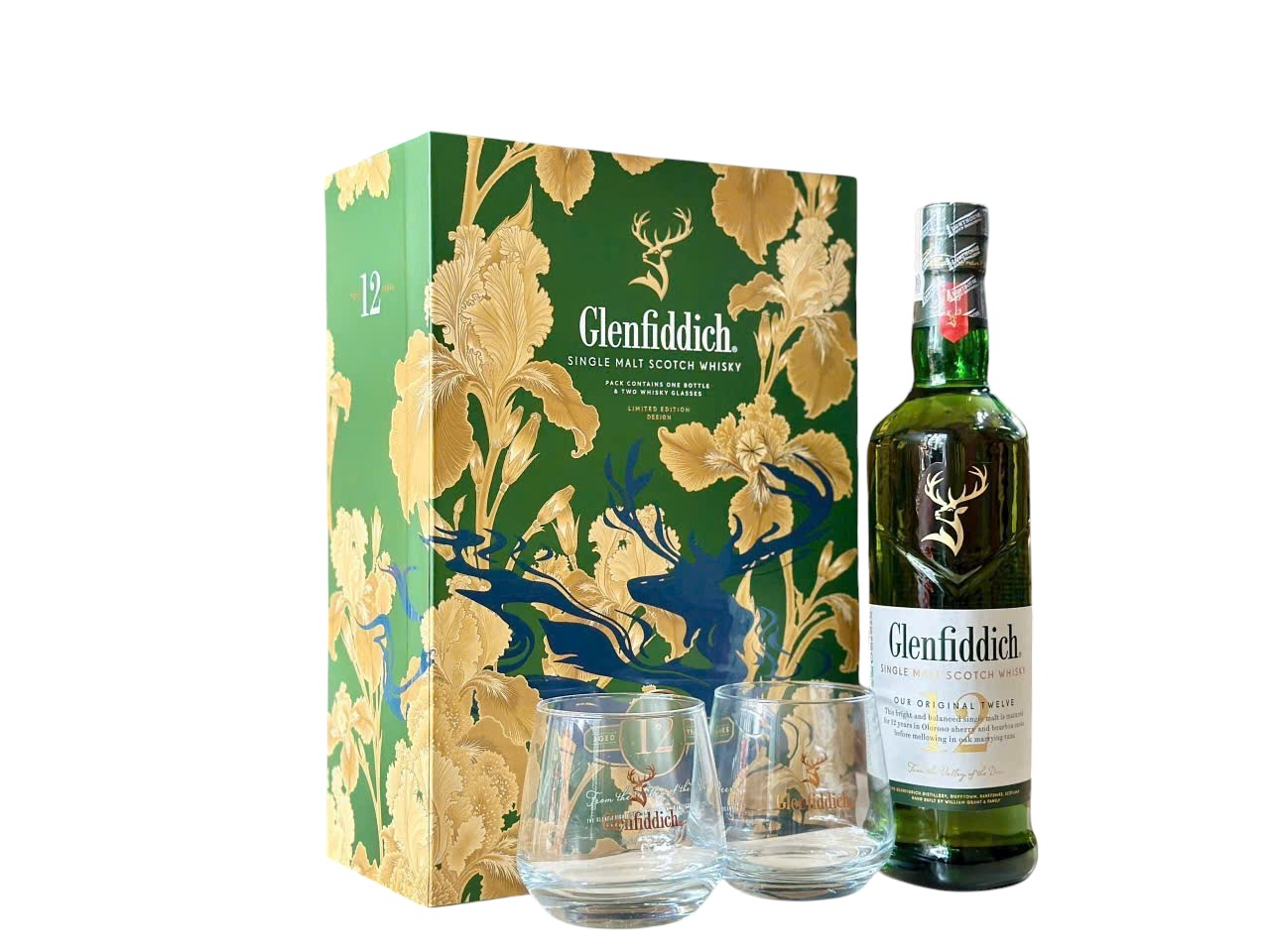 Rượu Glenfiddich 12 năm Hộp Quà Tết 2026 Chính Hãng