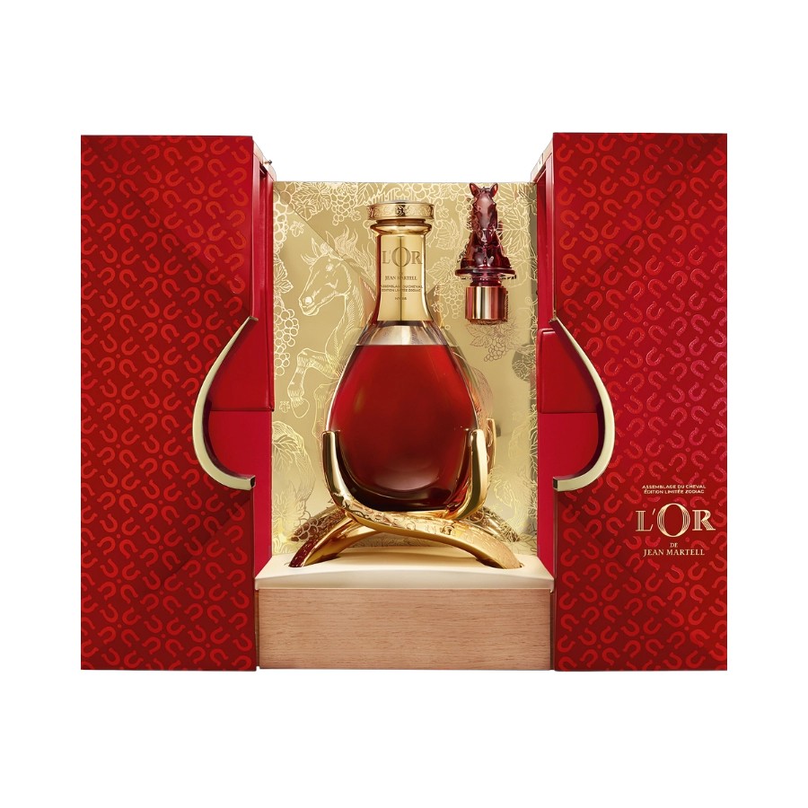 Rượu Cognac Pháp Martell L’Or De Jean Zodiac Limited Year Of The Horse Hộp Quà Tết 2026 chính hãng