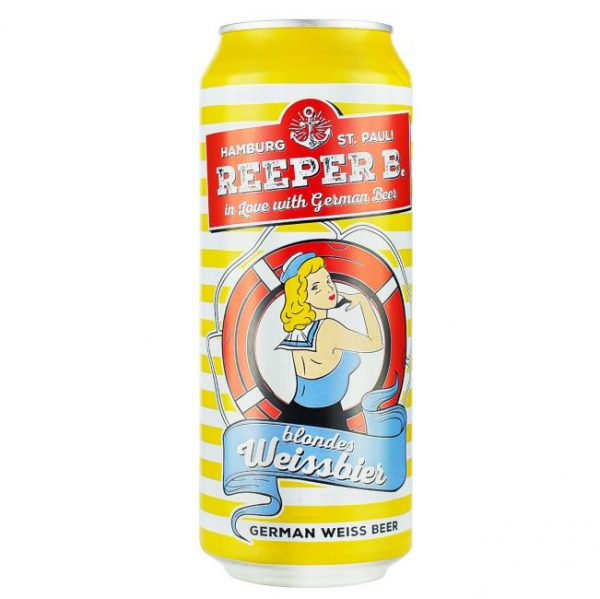 Bia Reeper B Weissbier 5,4% Đức – thùng 24 lon 500 ml
