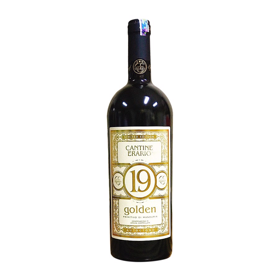 VANG Ý CANTINE ERARIO GOLDEN 19 PRIMITIVO DI MANDURIA